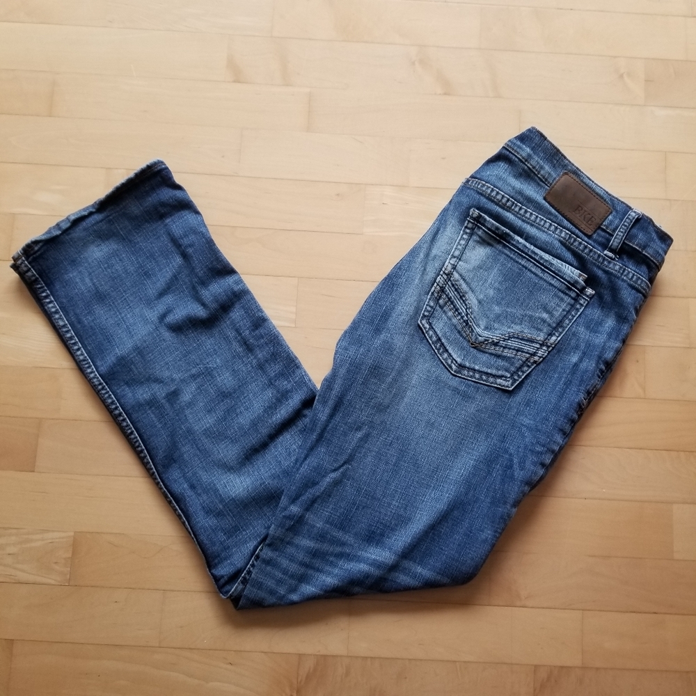 BKE Denim JAKE straight leg jeans distressed 38 L